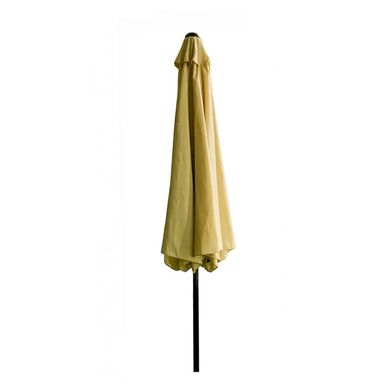Зонт садовый регулируемый с наклоном бежевая Bonro B-016 3м 8 спиц (42400507)