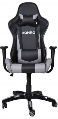 Крісло геймерське Bonro 2018 сіре (40800017)