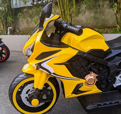 Детский электромотоцикл SPOKO SP-518 желтый (42300176)