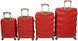 Набор чемоданов Bonro Next 4 штуки бордовый (10060404)