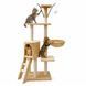 Игровой комплекс-дряпалка для кошек 138 см Bonro B-40 бежевый (42400590)