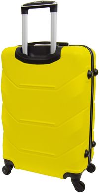 Валіза комплект пластикова 2 шт середня велика Bonro 2019 жовтий (42400058)