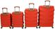 Набор чемоданов Bonro Next 4 штуки красный (10060405)