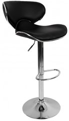 Барный стул со спинкой Bonro B-068 черный (42300088)