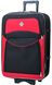 Дорожня валіза на колесах Bonro Style маленька чорно-червона (10011903)