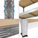 Стелаж металевий 180x90x30 Siker G9030 5 полиць (42401069)