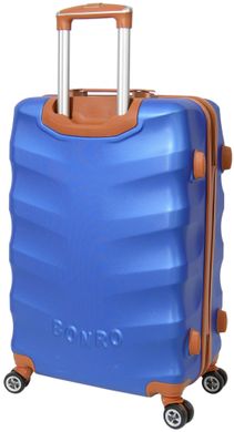 Набор чемоданов Bonro Next 3 штуки синий (10642301)
