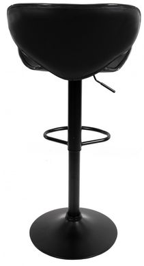 Барный стул со спинкой Bonro B-068 черный (черное основание) (2 шт) (47000050)