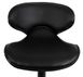 Барний стілець зі спинкою Bonro B-068 чорний (чорна основа) (2 шт) (47000050)