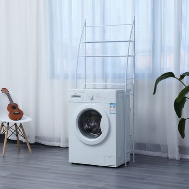 Стеллаж над стиральной машиной напольный Bonro B11 белый (42400257)