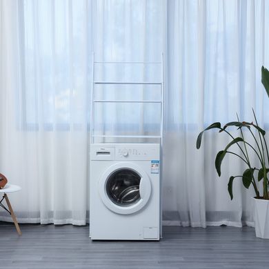 Стеллаж над стиральной машиной напольный Bonro B11 белый (42400257)
