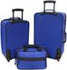 Набор чемоданов Bonro Best 2 шт и сумка синий (10080102)