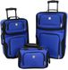 Набір валіз Bonro Best 2 шт і сумка синій (10080102)