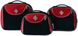 Набор чемоданов и кейс 4 в 1 Bonro Style черно-красный (10120402)