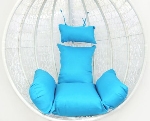 Підвісне крісло-кокон B-183A (біло-голубе) (46000000)