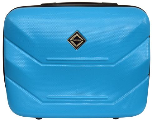 Комплект валіза і кейс Bonro 2019 середній голубий (10501103)