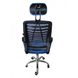 Крісло офісне Bonro B-6200 синє (42400131)