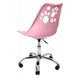 Кресло офисное, компьютерное Bonro B-881 розовое (4230017)
