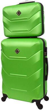 Комплект валіза і кейс Bonro 2019 середній салатовий (10501105)