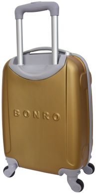 Чемодан Bonro Smile мини ручная кладь золотой (10051814)