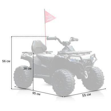 Детский электроквадроцикл Spoko SP-918 черный (42401139)