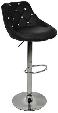 Барный стул со спинкой Bonro B-801C черный (40080039)