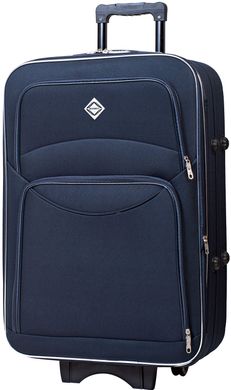 Дорожня валіза на колесах Bonro Style велика синя (10012701)