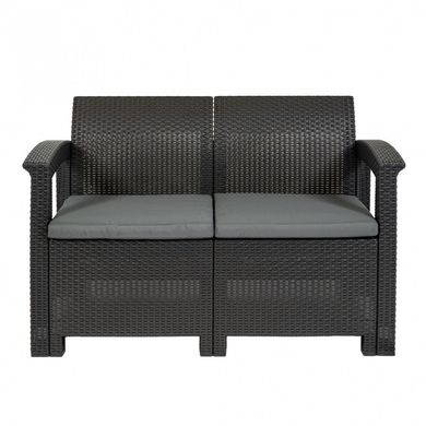 Комплект садовой мебели 4-местный Bonro B-18032 черно-серый (42400325)