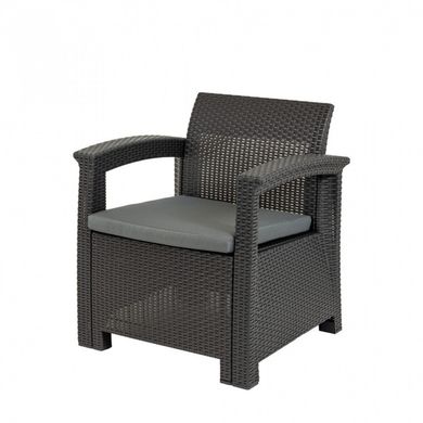 Комплект садовой мебели 4-местный Bonro B-18032 черно-серый (42400325)