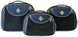 Набор чемоданов и кейс 4 в 1 Bonro Style черно-синий (10120406)