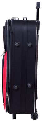 Дорожня валіза на колесах Bonro Style велика чорно-червона (10012703)