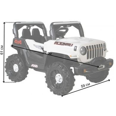 Дитячий електромобіль Spoko SP-V80 білий (42300216)