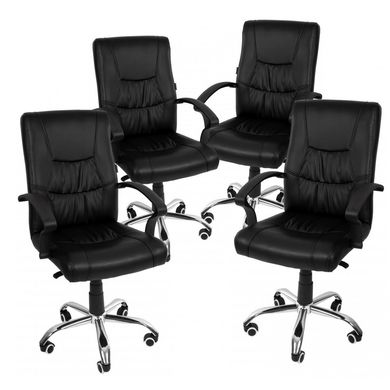 Кресло офисное Bonro B-602 черное (4 шт) (47000058)