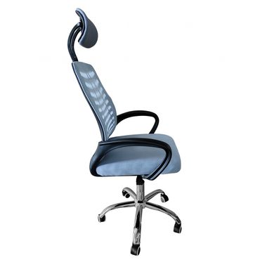 Крісло офісне Bonro B-6200 сіре (42400127)