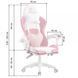 Крісло геймерське Bonro Lady 807 рожево-біле (42300098)