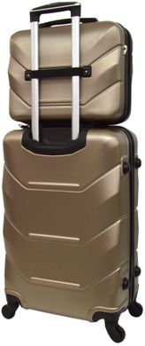 Комплект чемодан и кейс Bonro 2019 средний шампань (10501108)