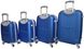 Набор чемоданов Bonro Smile 4 штуки синий (10050402)