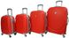 Набор чемоданов Bonro Smile 4 штуки красный (10050404)