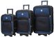 Набор чемоданов Bonro Style 3 штуки черно-т.синий (10010307)