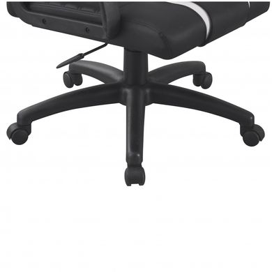 Крісло офісне на колесах Bonro B-635 чорно-біле (42400370)