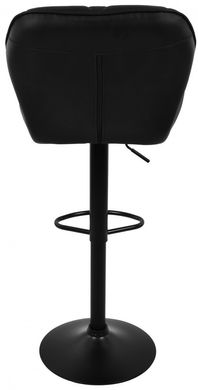 Барный стул со спинкой Bonro B-087 черный (черная основа) (40080062)