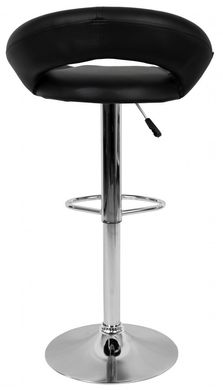Барний стілець зі спинкою Bonro B-070 чорний (2 шт) (47000063)