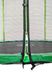 Батут Atleto 183 см с двойными ногами с сеткой и лестницей зеленый (21000605)