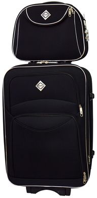 Комплект валіза та кейс Bonro Style маленький чорний (10120100)