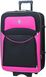 Набор чемоданов Bonro Style 3 штуки черно-розовый (10010312)