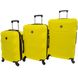 Набір валіз 5 штук Bonro 2019 жовтий (10500100)