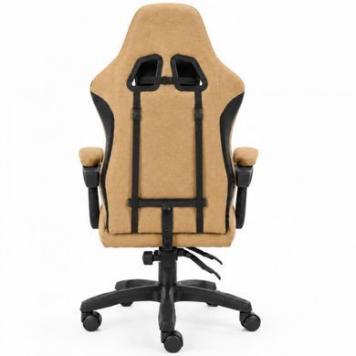 Комп'ютерне крісло із тканини Bonro Extreme чорно-коричневе (B-148) (42401253)