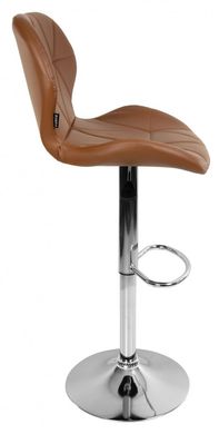 Барний стілець зі спинкою Bonro B-087 коричневий (40600020)