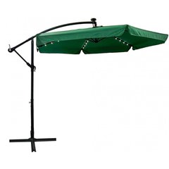 Зонт садовый с подсветкой LED зеленый Bonro B-7218LP 3м 6 спиц (42400499)