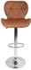 Барный стул со спинкой Bonro B-087 коричневый (40600020)